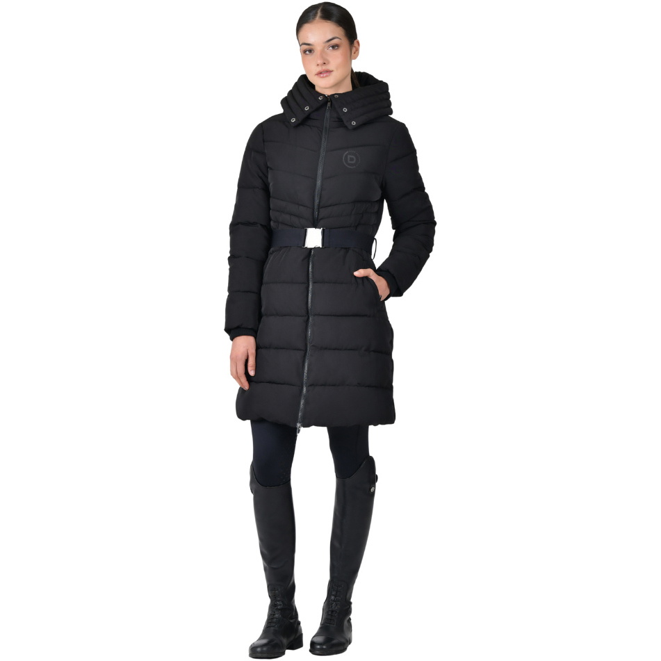 2025 Dublin Damen Mit Gürtel Langleine Puffer 1028855 - Black